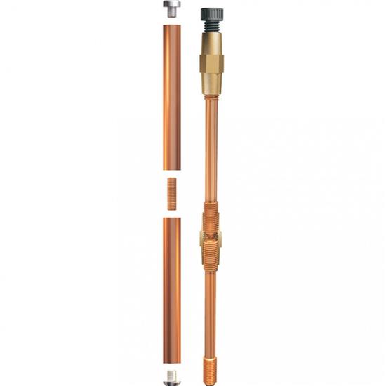 PURE COPPER EARTH ROD ( EXTERNALLY THREADED )